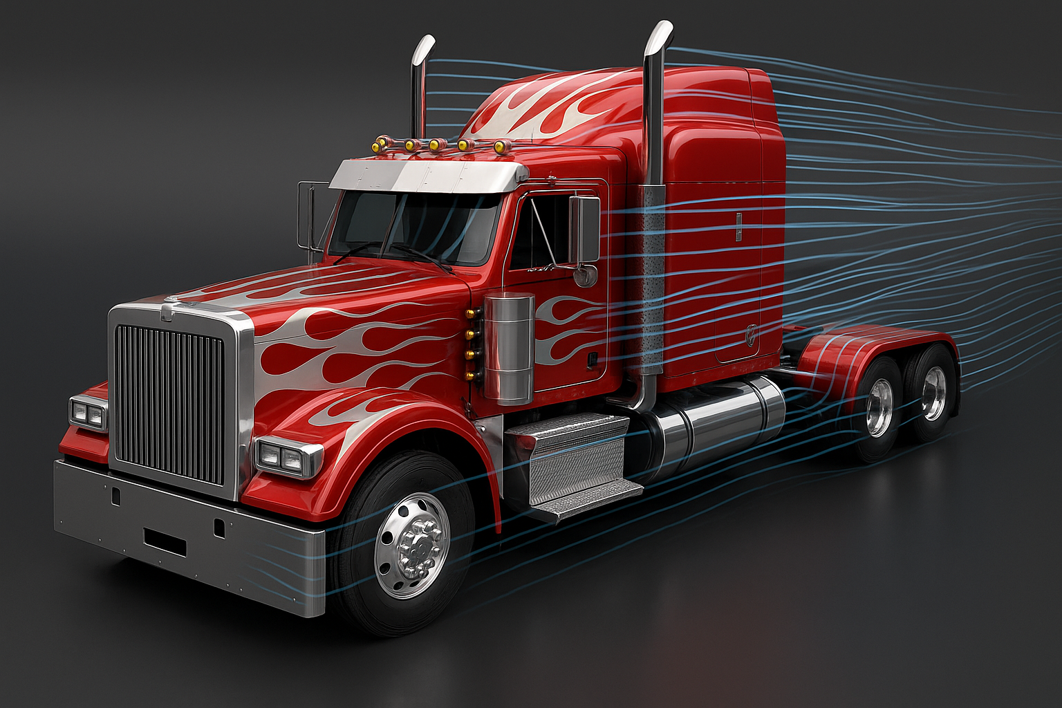 Commercial Truck with Plasma Actuators